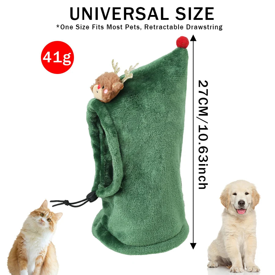 Dog and cat Christmas hats